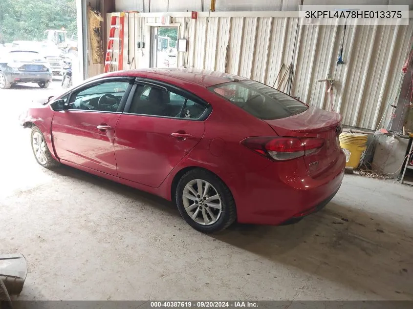 3KPFL4A78HE013375 2017 Kia Forte S