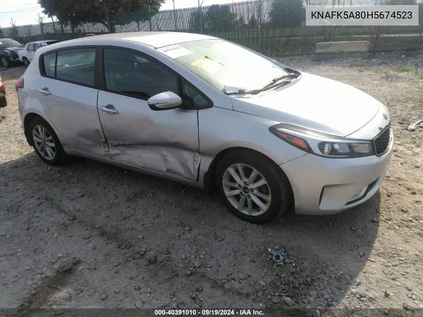 KNAFK5A80H5674523 2017 Kia Forte Lx