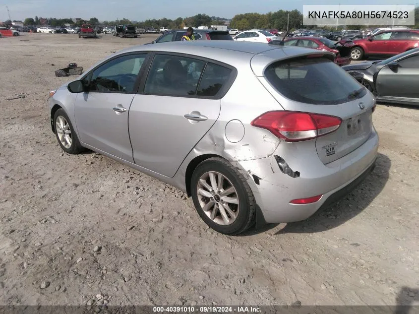 KNAFK5A80H5674523 2017 Kia Forte Lx