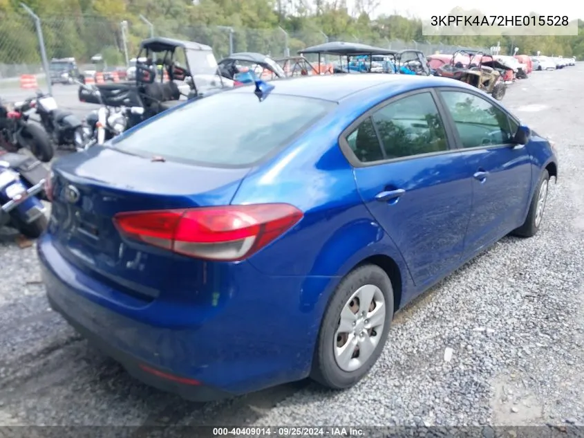 3KPFK4A72HE015528 2017 Kia Forte Lx