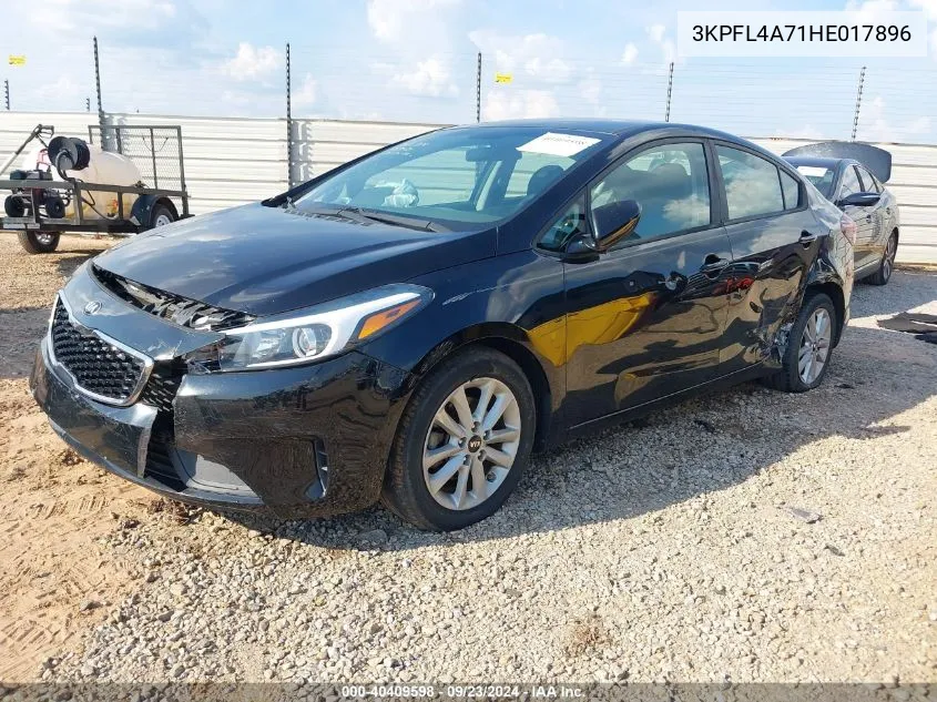 2017 Kia Forte Lx VIN: 3KPFL4A71HE017896 Lot: 40409598