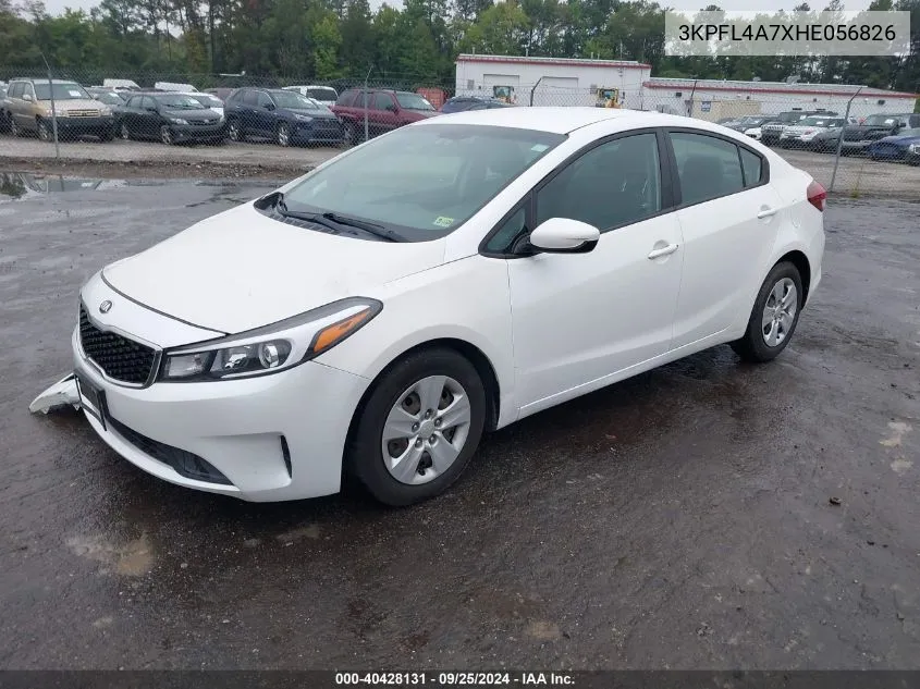 3KPFL4A7XHE056826 2017 Kia Forte Lx