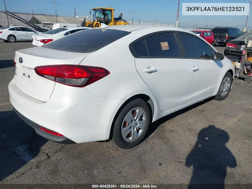 3KPFL4A76HE123521 2017 Kia Forte Lx