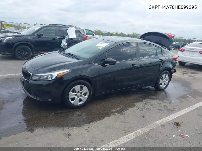 2017 Kia Forte Lx VIN: 3KPFK4A70HE099395 Lot: 40433686