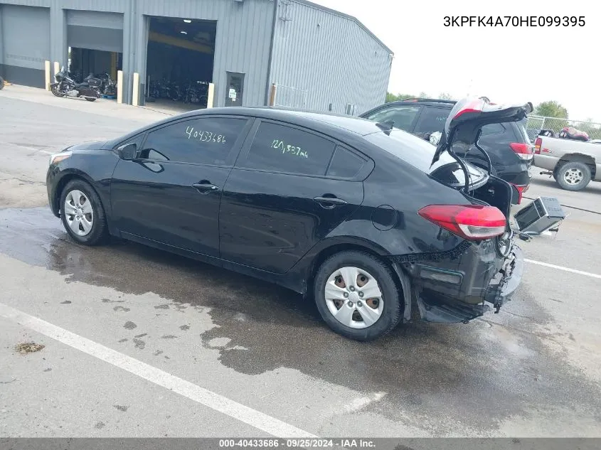 2017 Kia Forte Lx VIN: 3KPFK4A70HE099395 Lot: 40433686