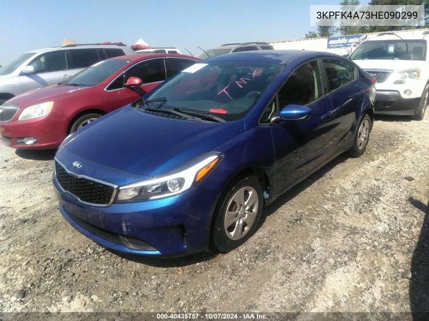 2017 Kia Forte Lx VIN: 3KPFK4A73HE090299 Lot: 40435757