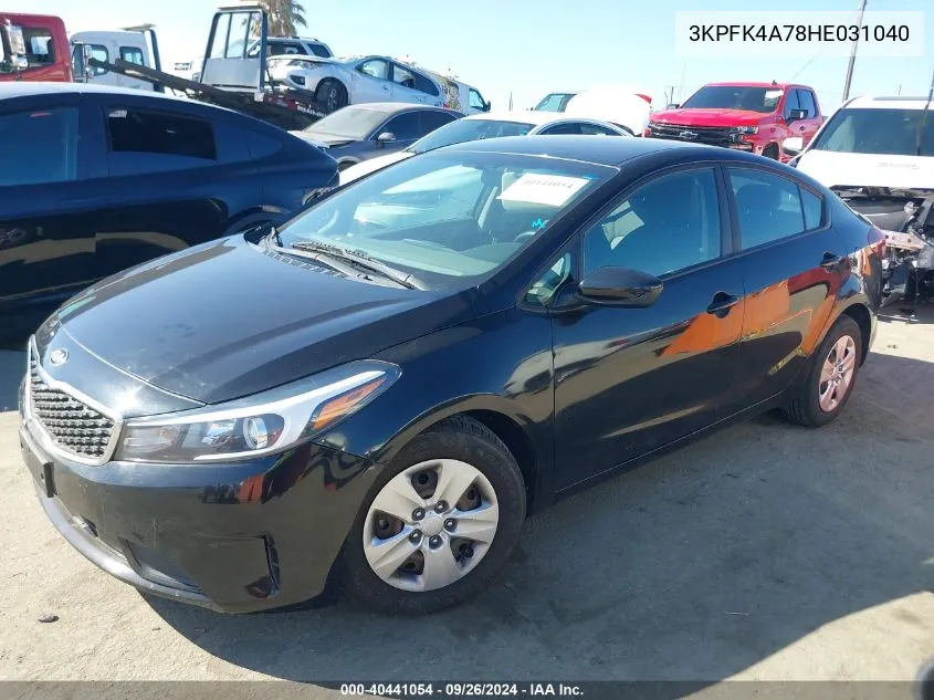 3KPFK4A78HE031040 2017 Kia Forte Lx