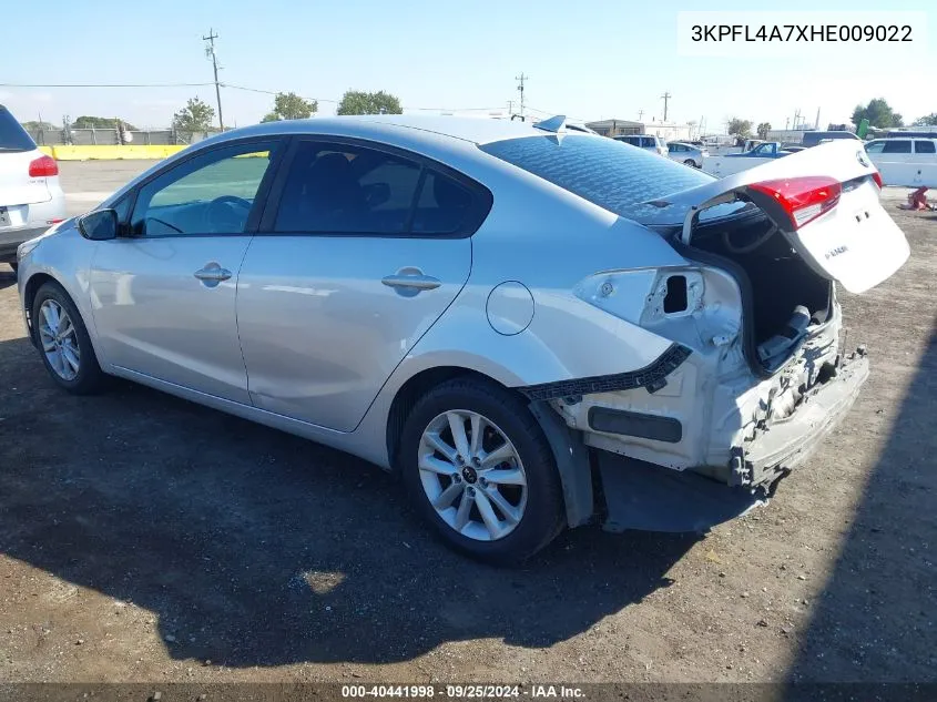 3KPFL4A7XHE009022 2017 Kia Forte Lx