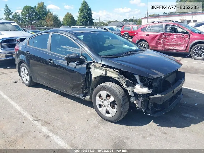 2017 Kia Forte Lx VIN: 3KPFK4A77HE052235 Lot: 40463139