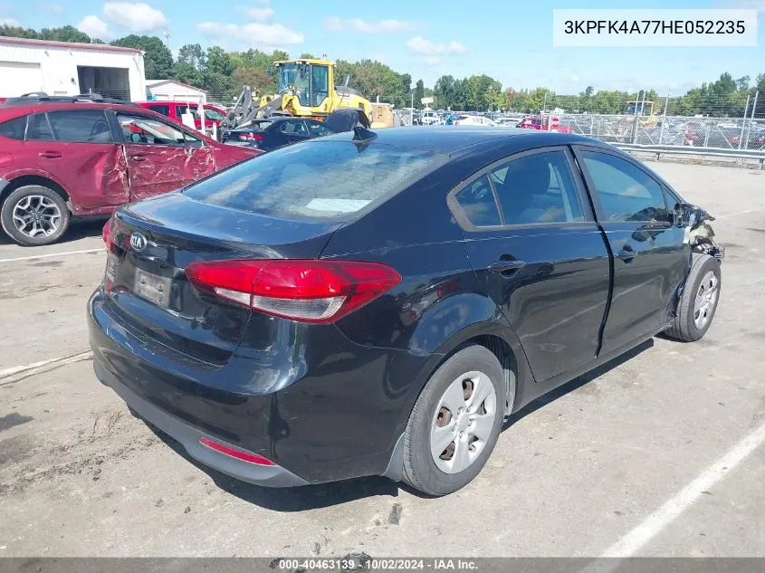 2017 Kia Forte Lx VIN: 3KPFK4A77HE052235 Lot: 40463139