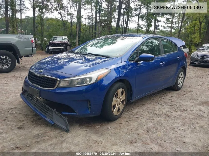 2017 Kia Forte Lx VIN: 3KPFK4A72HE060307 Lot: 40469779