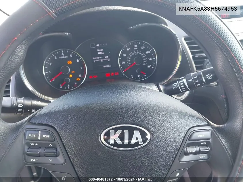 KNAFK5A83H5674953 2017 Kia Forte Lx