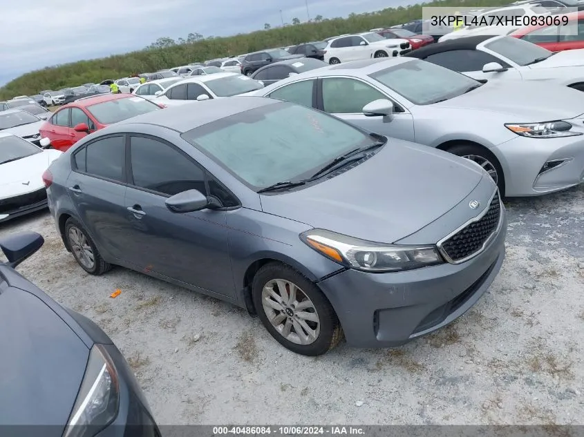 2017 Kia Forte Lx/S VIN: 3KPFL4A7XHE083069 Lot: 40486084