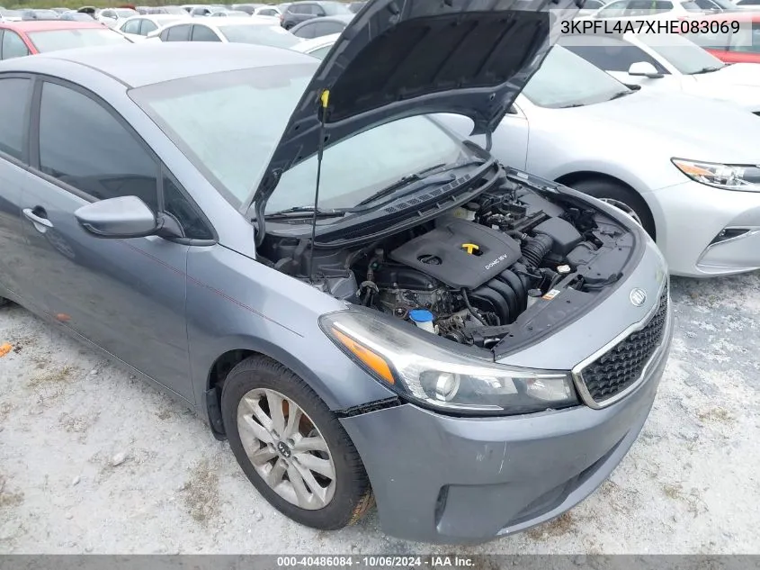 2017 Kia Forte Lx/S VIN: 3KPFL4A7XHE083069 Lot: 40486084