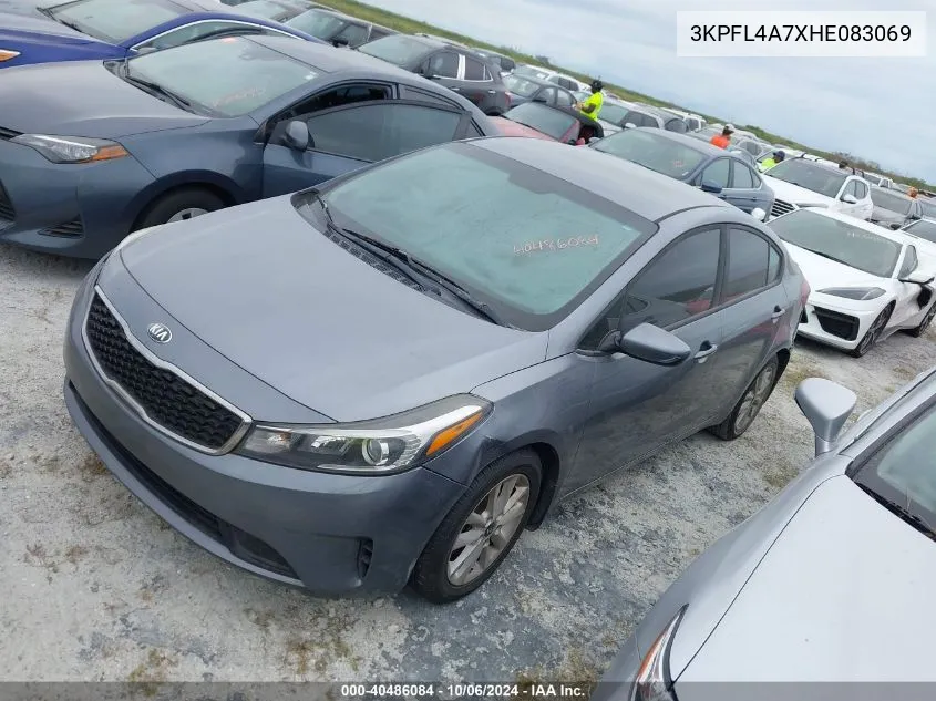 2017 Kia Forte Lx/S VIN: 3KPFL4A7XHE083069 Lot: 40486084