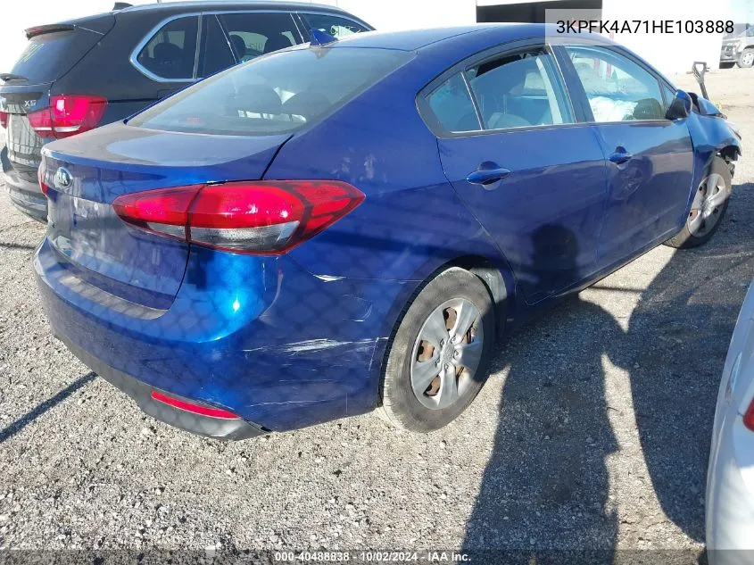 3KPFK4A71HE103888 2017 Kia Forte Lx