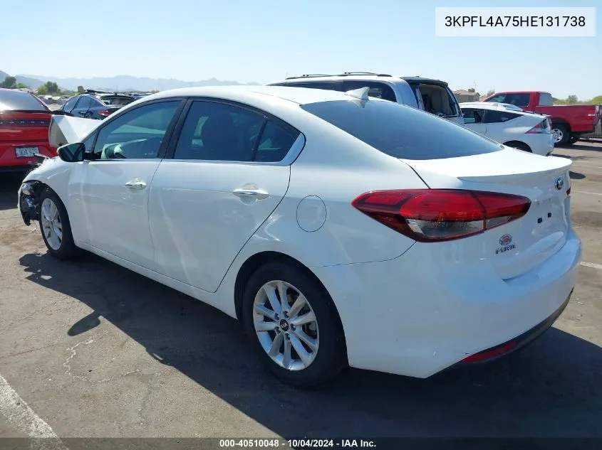 3KPFL4A75HE131738 2017 Kia Forte S