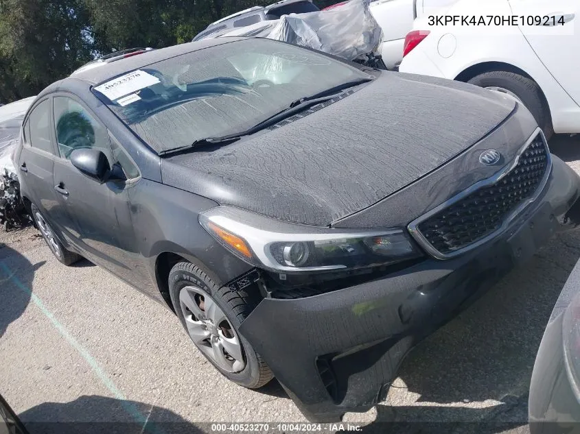 2017 Kia Forte Lx VIN: 3KPFK4A70HE109214 Lot: 40523270