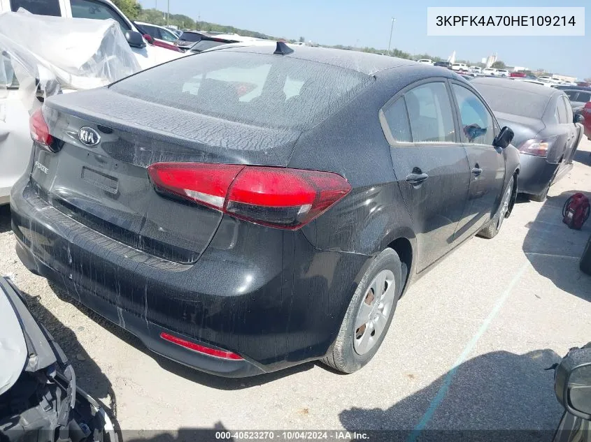 3KPFK4A70HE109214 2017 Kia Forte Lx