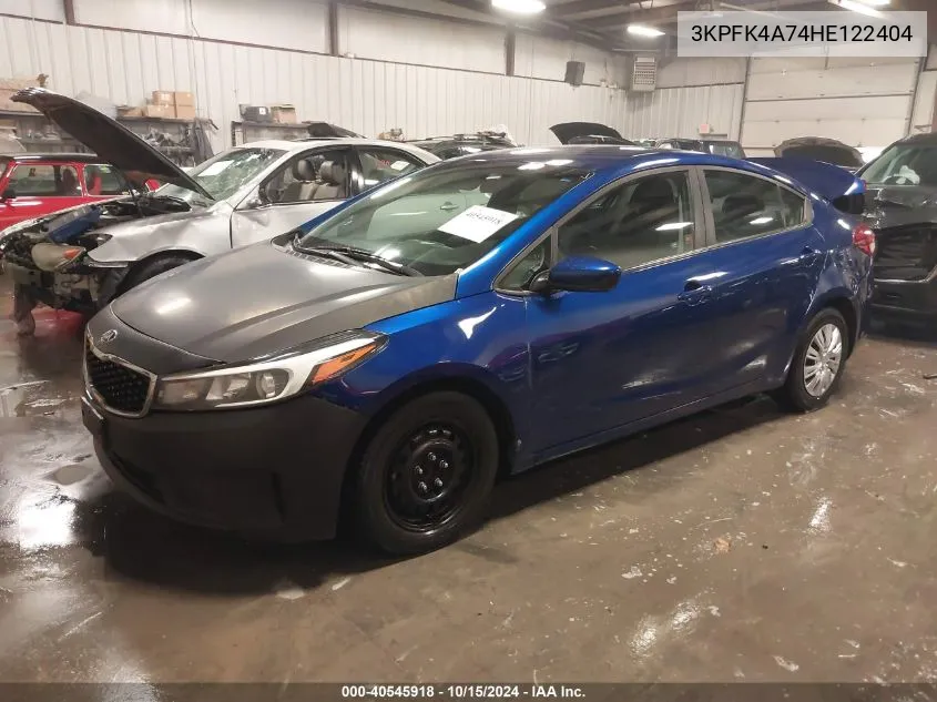 3KPFK4A74HE122404 2017 Kia Forte Lx