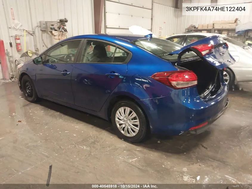 3KPFK4A74HE122404 2017 Kia Forte Lx