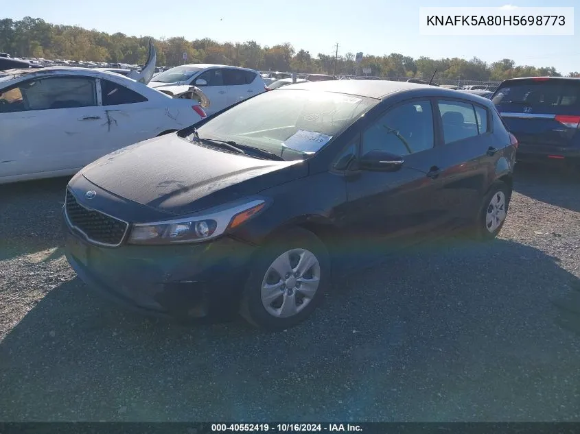 2017 Kia Forte Lx VIN: KNAFK5A80H5698773 Lot: 40552419