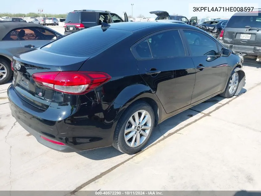 3KPFL4A71HE008597 2017 Kia Forte Lx