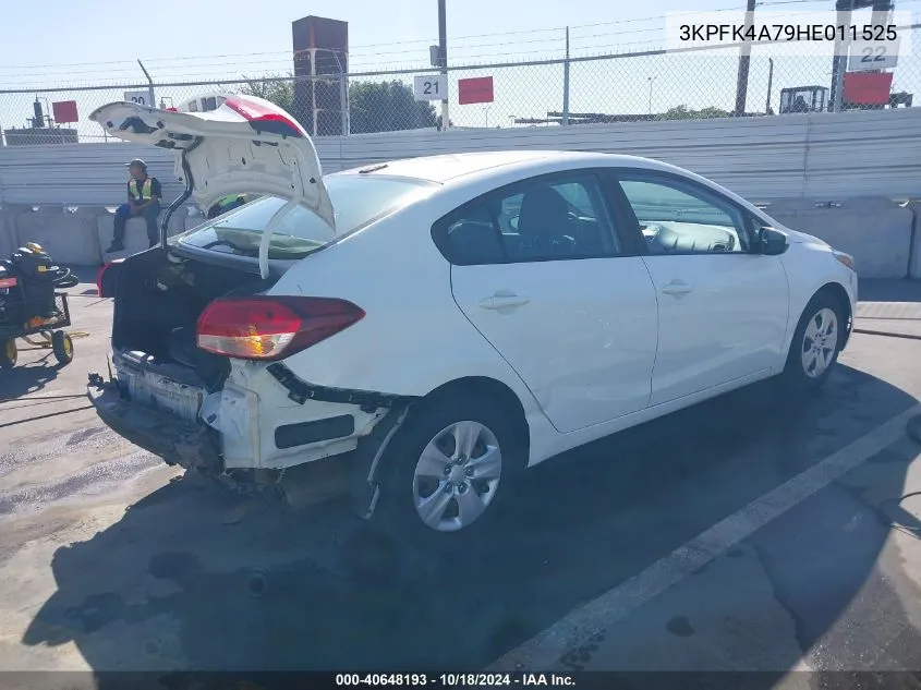 2017 Kia Forte Lx VIN: 3KPFK4A79HE011525 Lot: 40648193