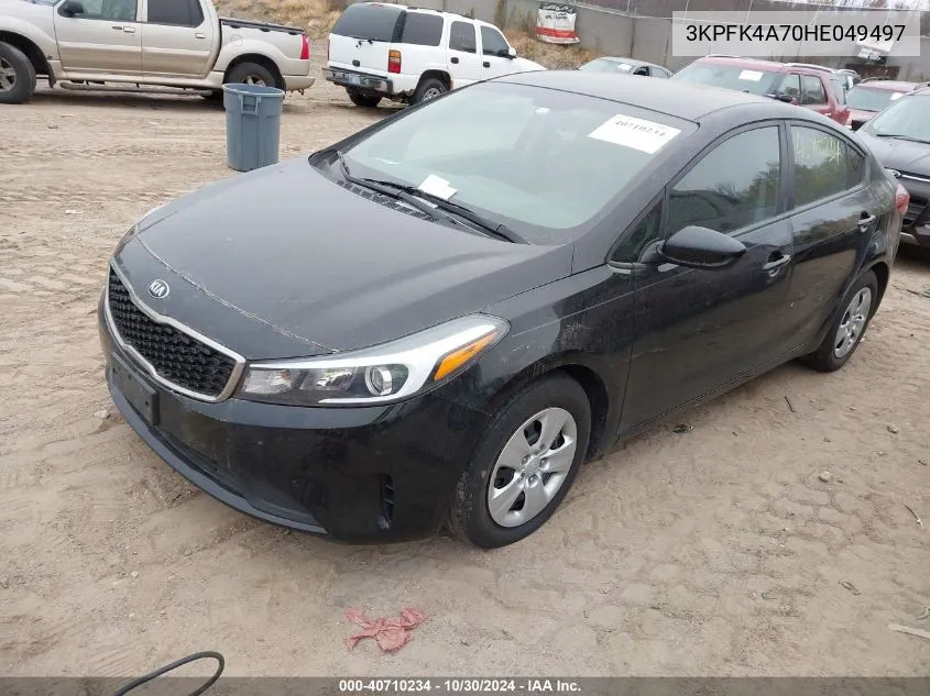 2017 Kia Forte Lx VIN: 3KPFK4A70HE049497 Lot: 40710234