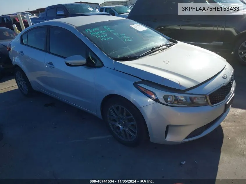 2017 Kia Forte Lx VIN: 3KPFL4A75HE153433 Lot: 40741534