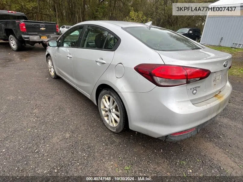 2017 Kia Forte Lx VIN: 3KPFL4A77HE007437 Lot: 40747948