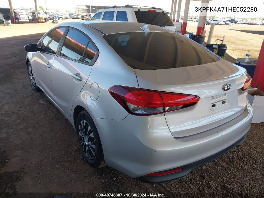 3KPFK4A71HE052280 2017 Kia Forte Lx