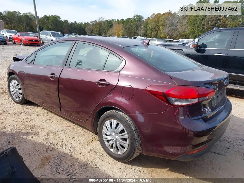 2017 Kia Forte Lx VIN: 3KPFL4A75HE097462 Lot: 40755108