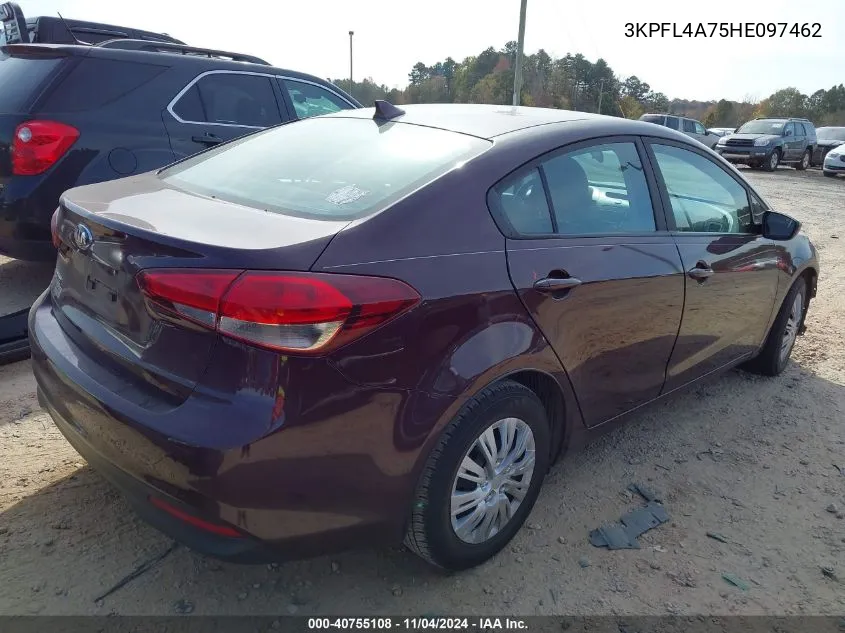 2017 Kia Forte Lx VIN: 3KPFL4A75HE097462 Lot: 40755108