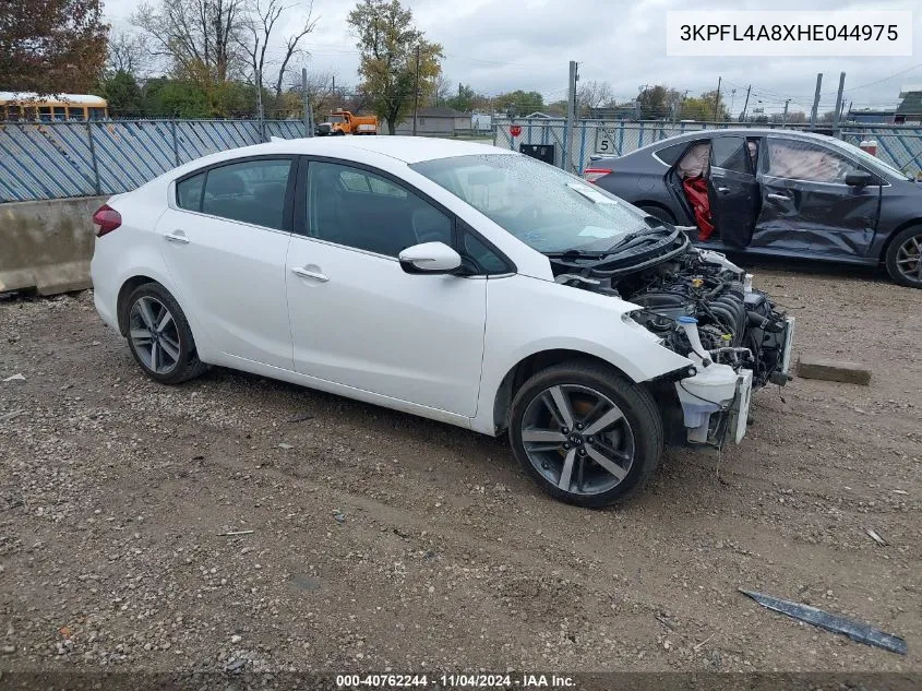 2017 Kia Forte Ex VIN: 3KPFL4A8XHE044975 Lot: 40762244