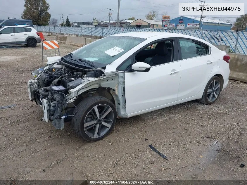 2017 Kia Forte Ex VIN: 3KPFL4A8XHE044975 Lot: 40762244