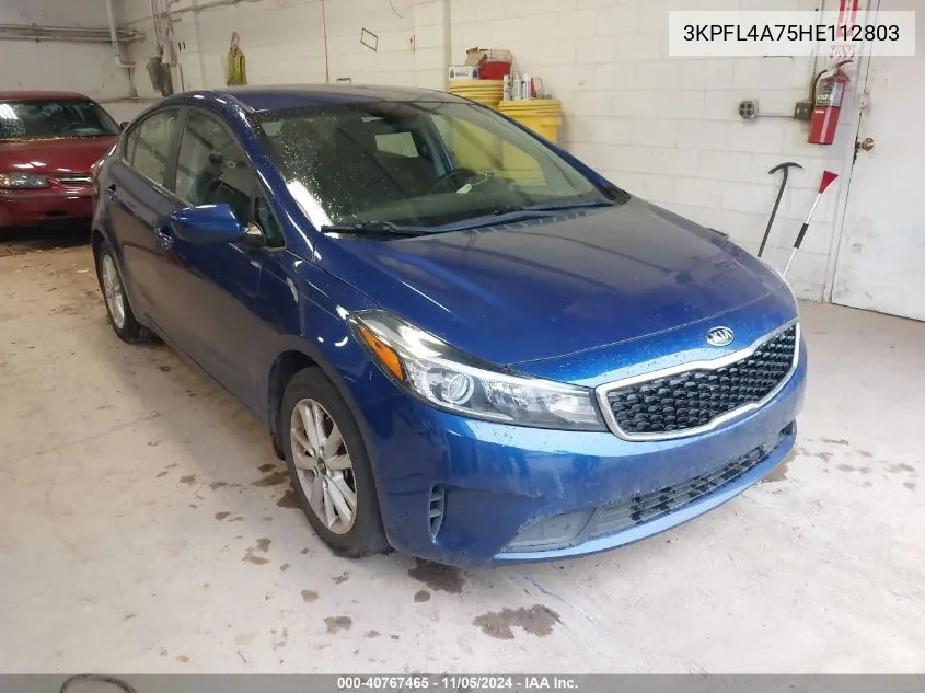 3KPFL4A75HE112803 2017 Kia Forte S