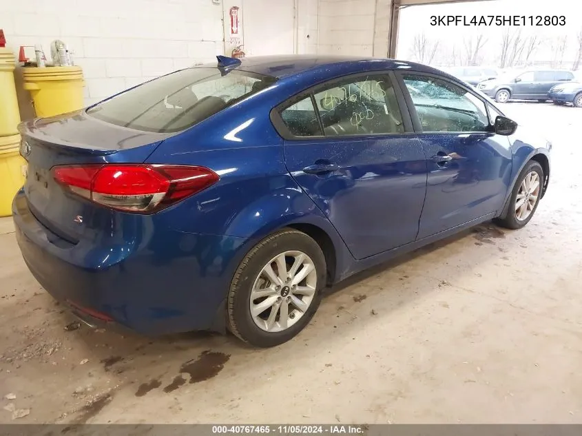 3KPFL4A75HE112803 2017 Kia Forte S