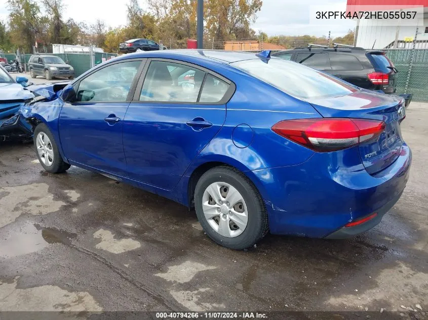 2017 Kia Forte Lx VIN: 3KPFK4A72HE055057 Lot: 40794266