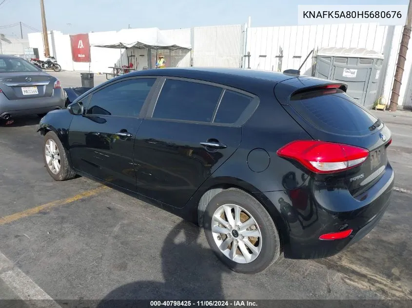 2017 Kia Forte Lx VIN: KNAFK5A80H5680676 Lot: 40798425