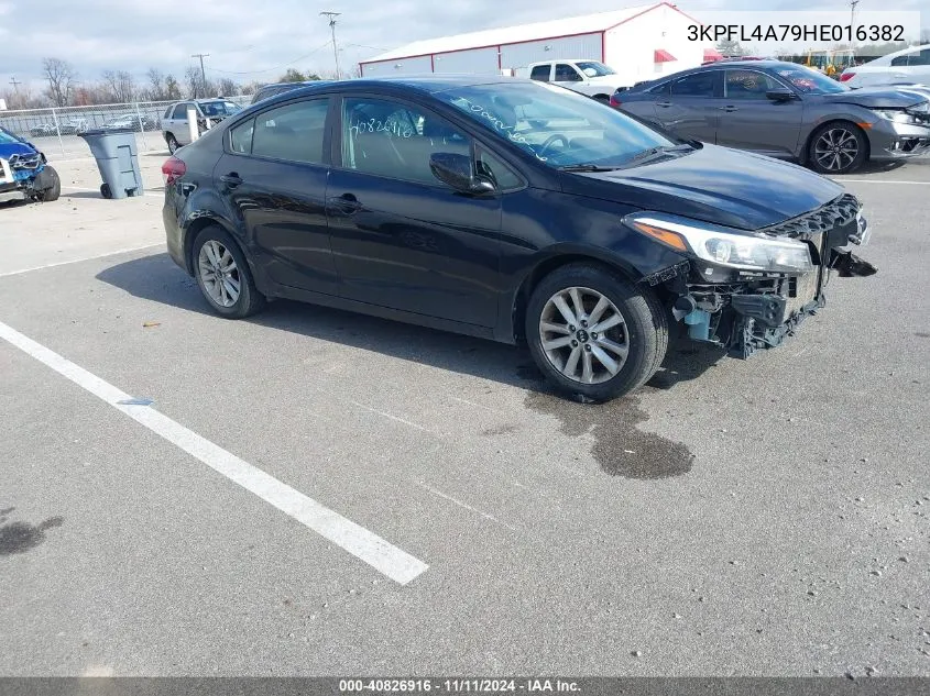 2017 Kia Forte Lx VIN: 3KPFL4A79HE016382 Lot: 40826916