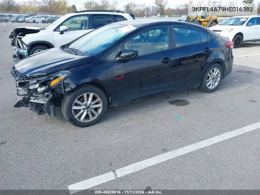 2017 Kia Forte Lx VIN: 3KPFL4A79HE016382 Lot: 40826916