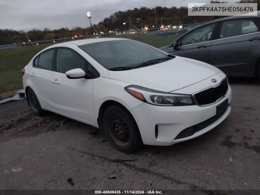 2017 Kia Forte Lx VIN: 3KPFK4A75HE056476 Lot: 40849435