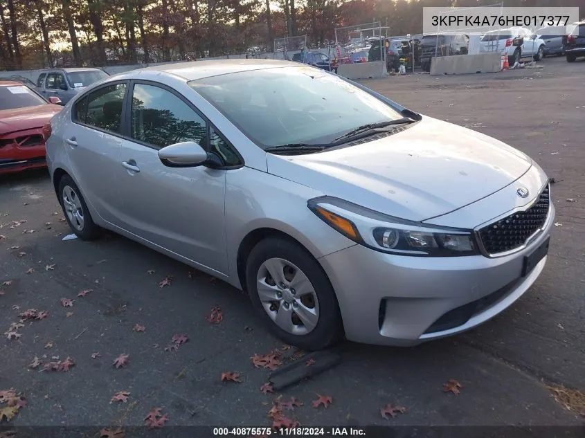 3KPFK4A76HE017377 2017 Kia Forte Lx