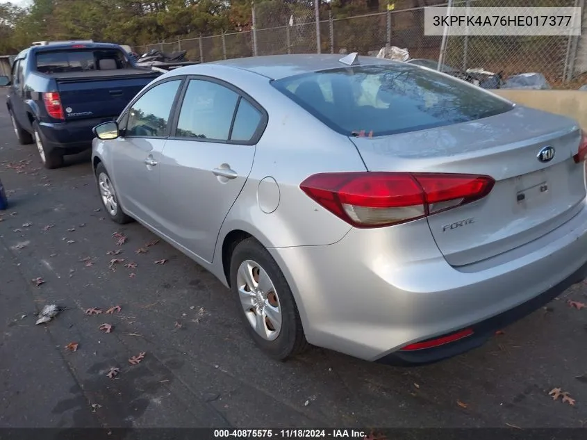 3KPFK4A76HE017377 2017 Kia Forte Lx