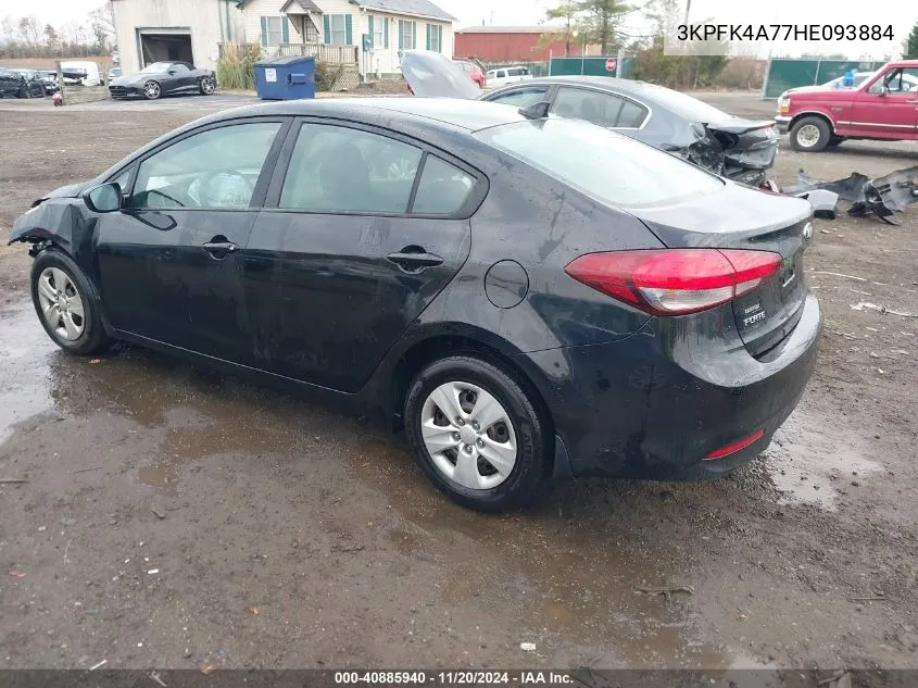 2017 Kia Forte Lx VIN: 3KPFK4A77HE093884 Lot: 40885940