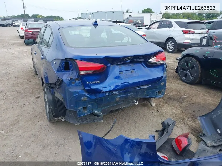 3KPFL4A71JE263823 2018 Kia Forte