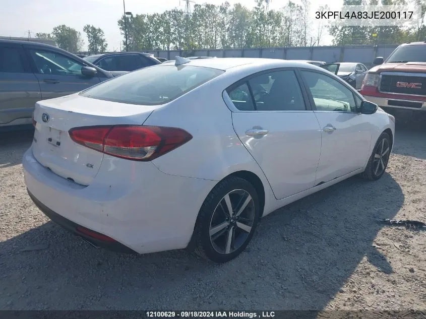 3KPFL4A83JE200117 2018 Kia Forte