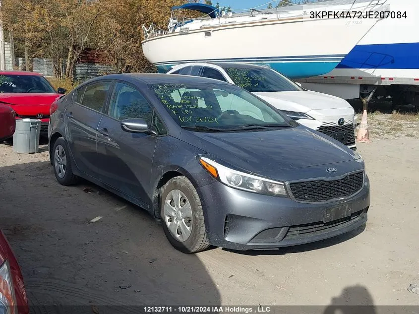 2018 Kia Forte Lx VIN: 3KPFK4A72JE207084 Lot: 12132711