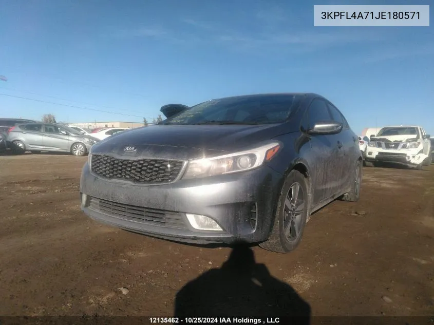 2018 Kia Forte VIN: 3KPFL4A71JE180571 Lot: 12135462